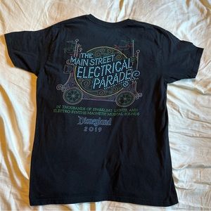 disney 2019 Main Street electric light Parade T Shirt Micky Mouse  Disneyland L